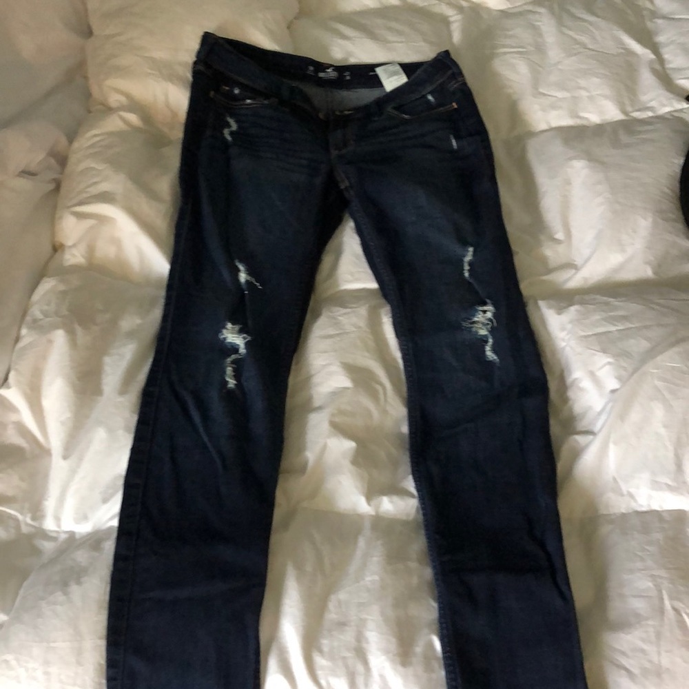 Hollister Skinny Dark Blue Jeans